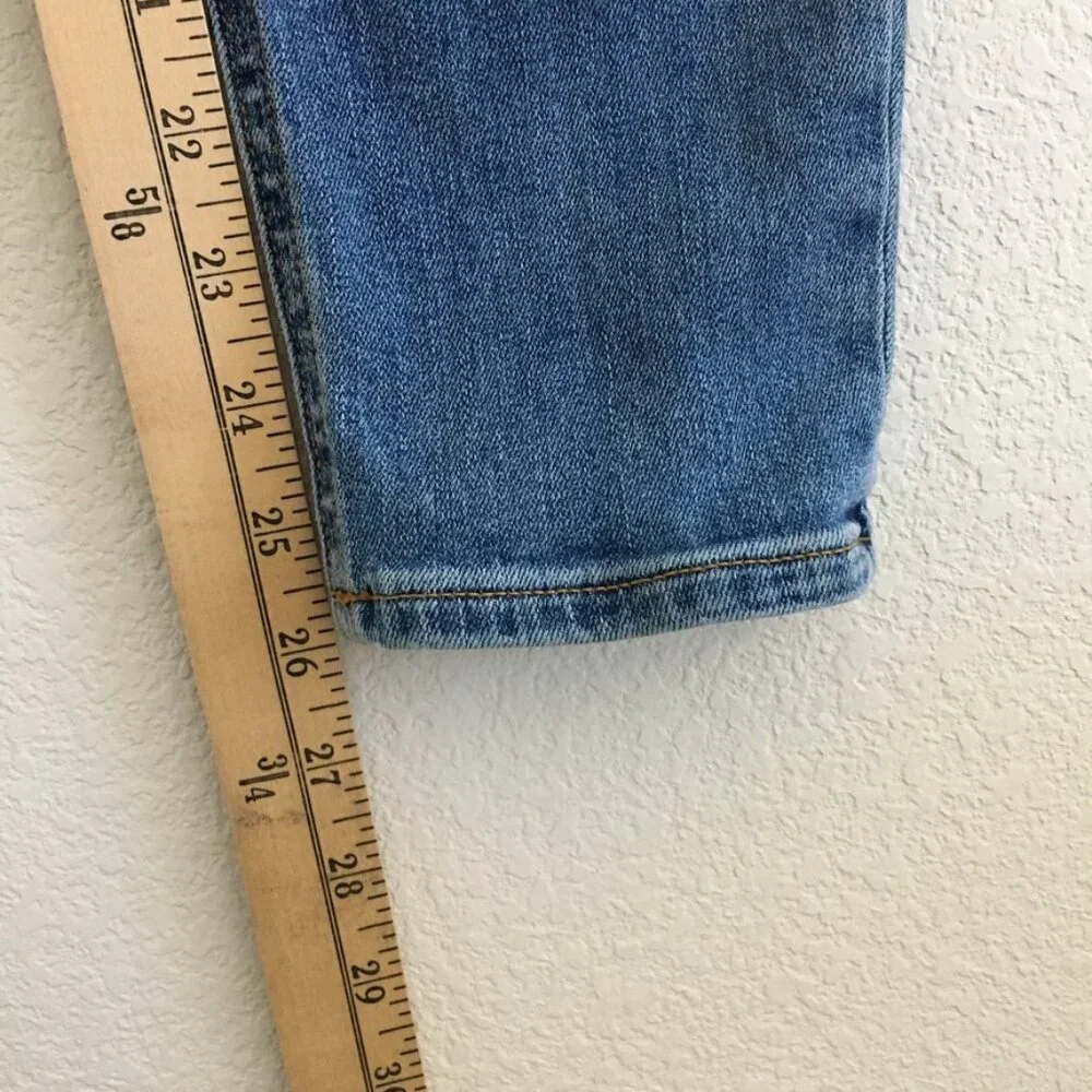 rag & bone NINA High-Rise Ankle Skinny Womens 27 Blue Denim Jean Stretch
